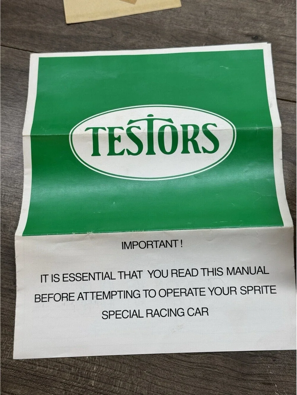 Vintage 1970 Testors USA Gas Powered INDY 500 SPRITE Race Sealed Contents *READ*